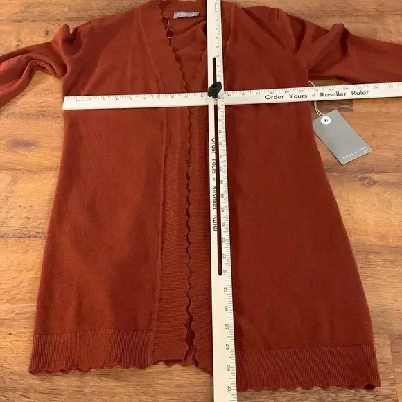 Evolution Open Front Long Sleeve Womens Sweater Cardigan‎ Size Small Petite NWT - Picture 5 of 6